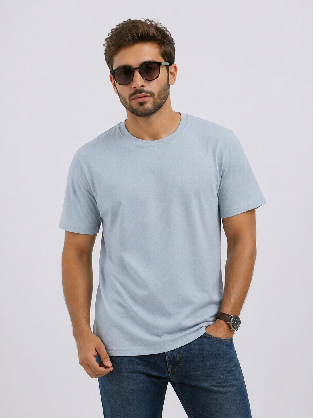 Mens Premium Short Sleeve T-Shirt - Lt. Grey